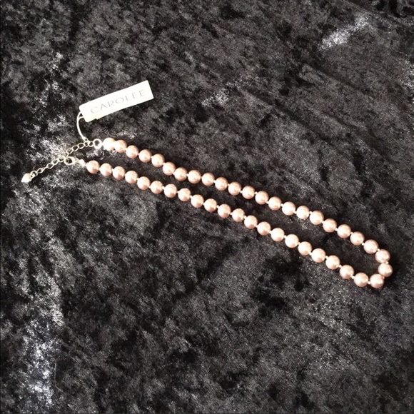 NWT Carolee faux pearl necklace and earrings - Picture 5 of 8